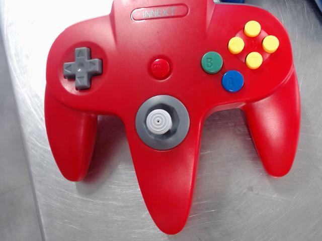 Manette usb nintendo 64 rouge