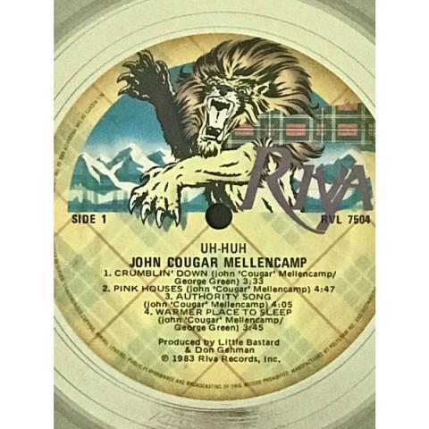 Certified gold record jonh cougar