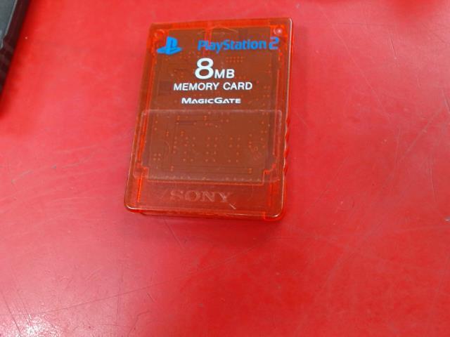 Carte memoire ps2 rouge 8mb