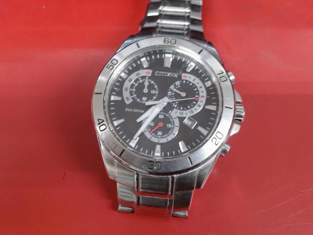 Montre eco-drive argent(achct ici)