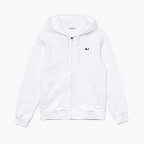 Zip up lacoste medium blanc size m