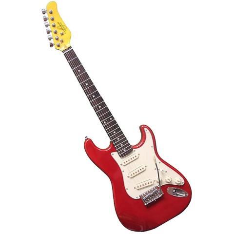 Guitar electric rouge