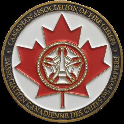 Canadian association of fire chiefs coin