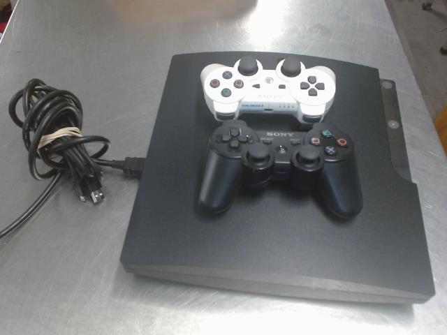 Ps3 noire + 2 manette +cables et 6 jeux