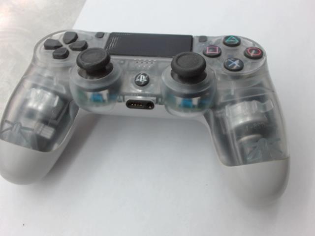 Manette transparent et blanche