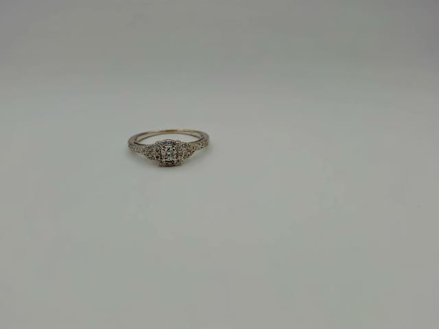 BAGUE EN OR 14KT DIAM 