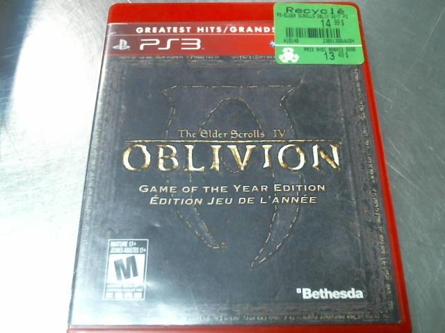 Elder scrolls iv oblivion edition goty