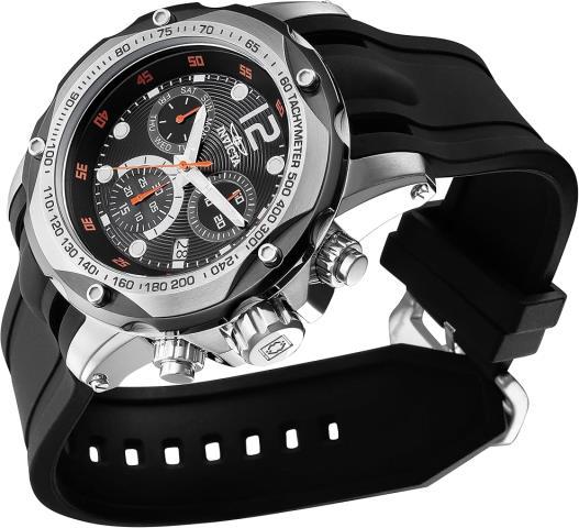 Grosse montre invicta open back quartz