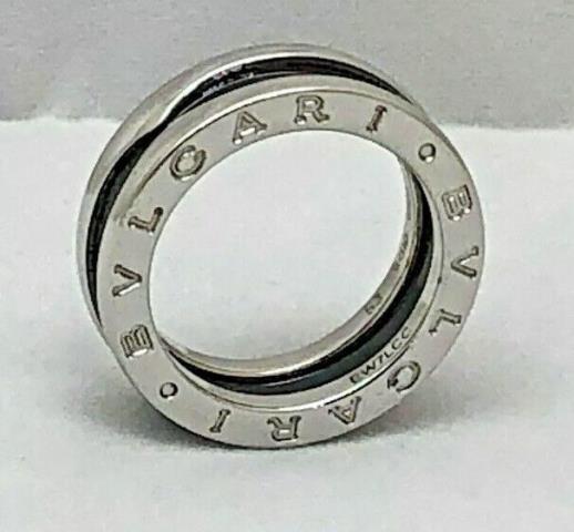 Silver bvlgari ring