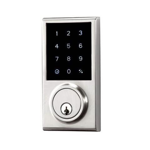 Electronic touchpad deadbolt