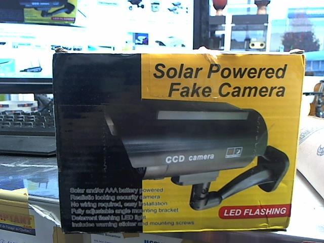 Camera solar powered