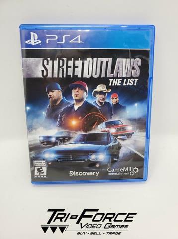 Street outlaws the list ps4