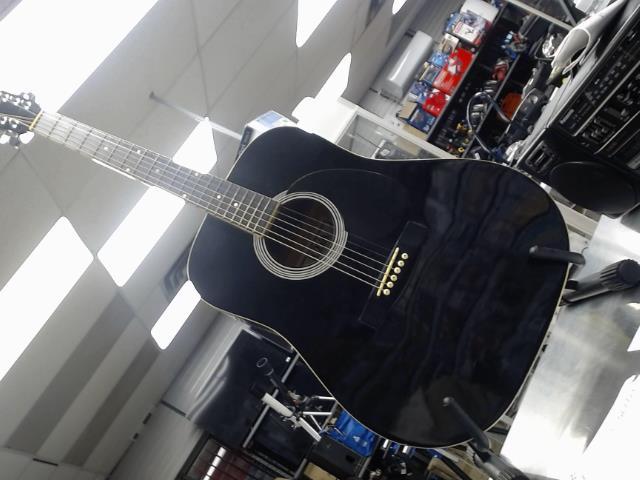 Guitar acoustique nova noir