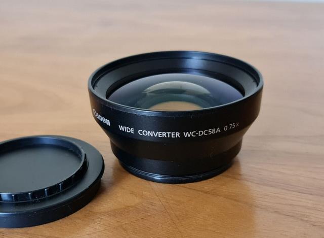 Wide converter lens 0.75x