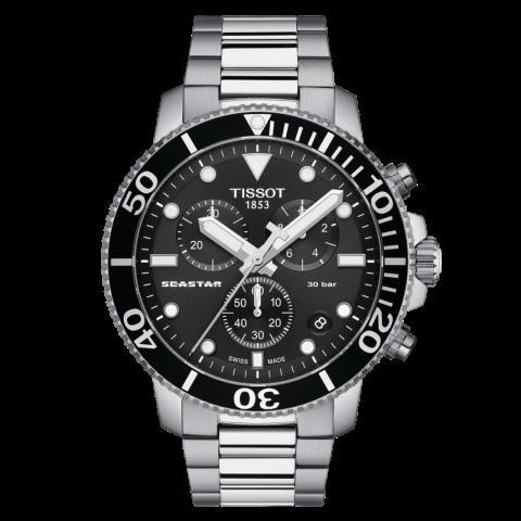 Tissot seastar black/black chrono no