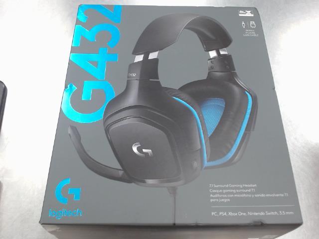 Casque gaming g432 logitech brand new