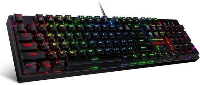 Clavier rgb filaire red dragon noir