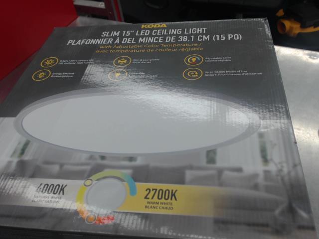 Lumiere de plafond 4000k 2700k