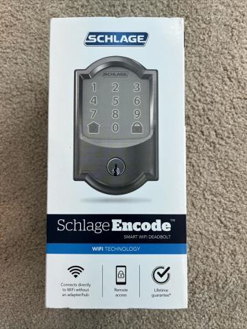 Lock schlage encode dans boite