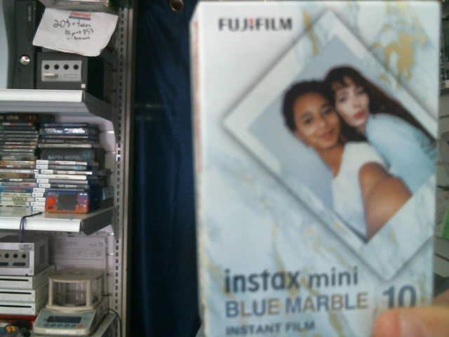 Instax mini blue marble