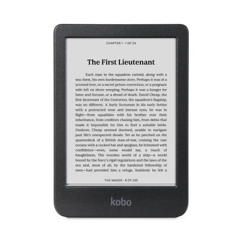 E-reader 8gb noir avec chargeur