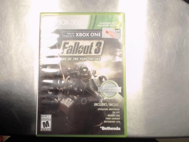 Fallout 3 xbox 360/xbox one