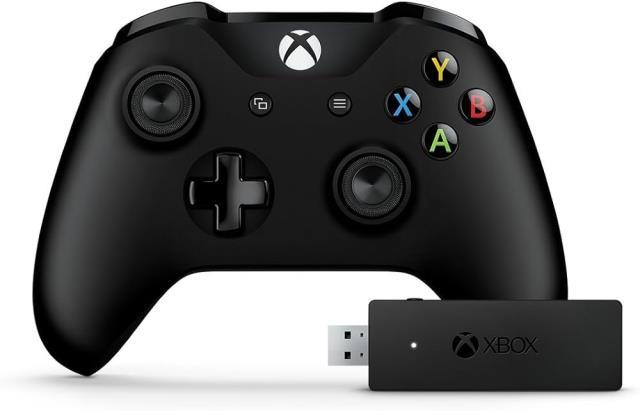 Manette de microsoft xbox one noire