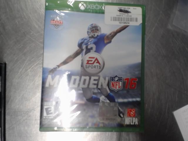 Madden nl 16 xboxone