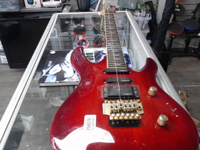 Guitare samick rouge