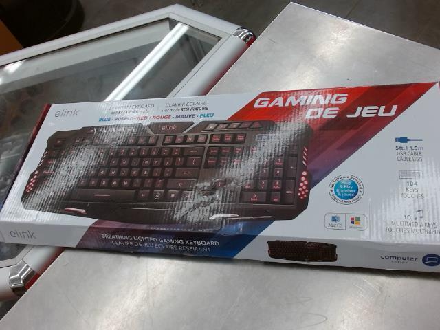 Clavier gaming led dans la boite