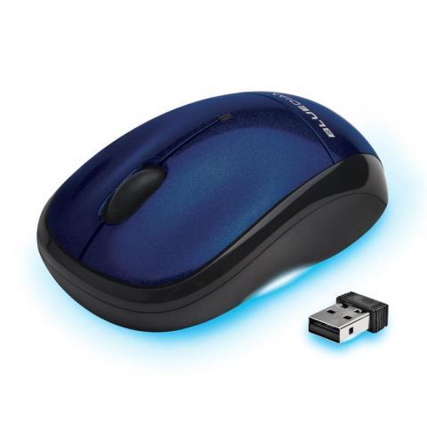 Souris blue diamond track mobile bleue