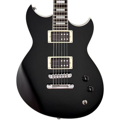 Guitare lect reverend noir double cut