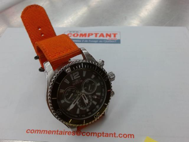 Montre invicta orange deja emmennee