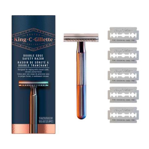 King c gillette double edge safety razor