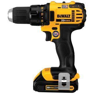 Drill dewalt + 2 batterie