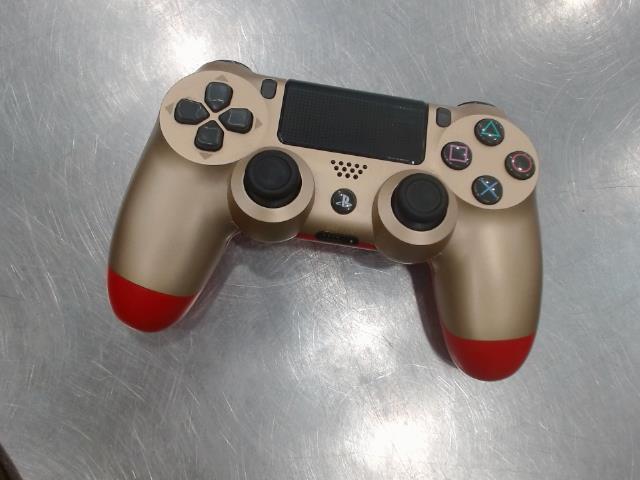 Manette ps4 rouge/dor