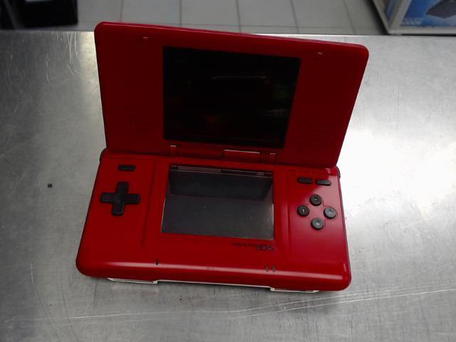 Nintendo ds console red silver mariokart