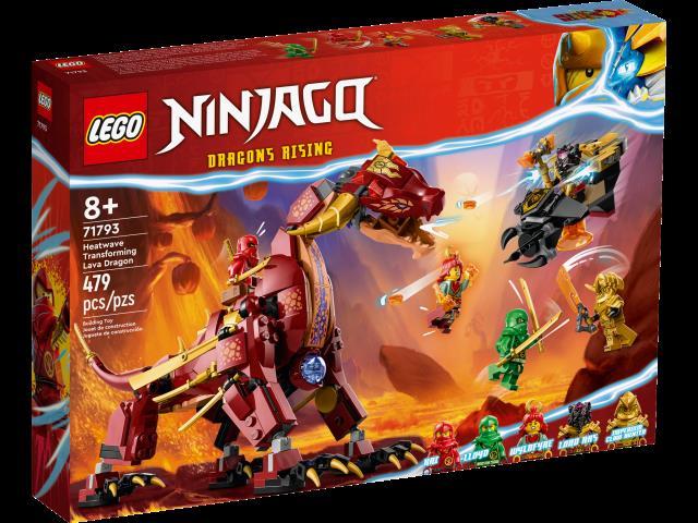 Lego heatwave transforming lava dragon