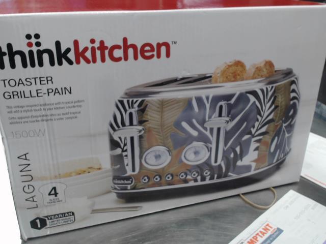 Think kitchen 4 slice toaster 1500w