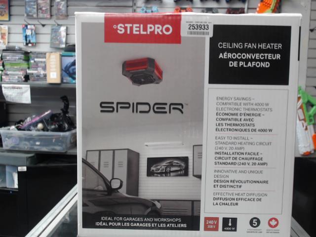 Fan pour garage spider