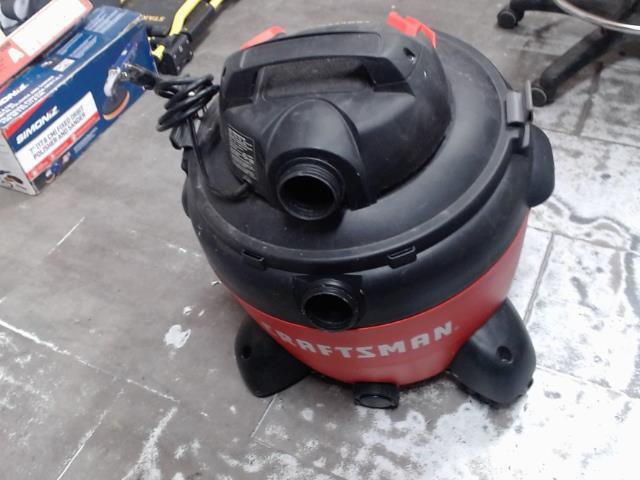 Shop vac 16 gals *miss roue*+tuyau