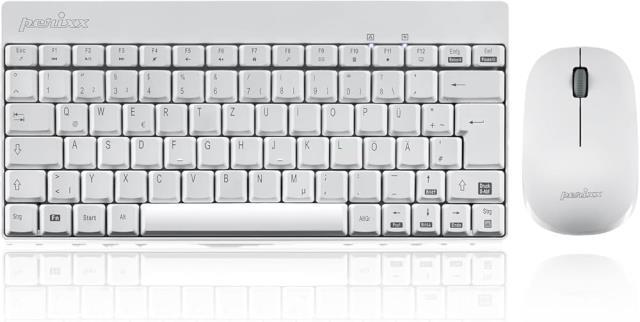 Clavier souris perixx blanc