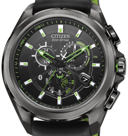 Montre vert/noir a bracelet