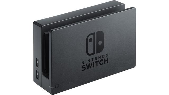 Charging dock pour switch