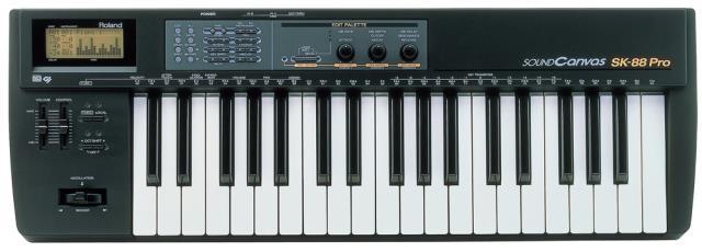 Piano clavier roland sound canvas