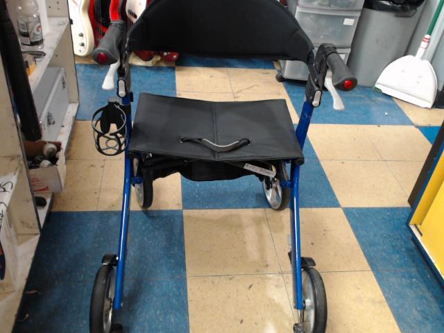 Combination rollator transport chair