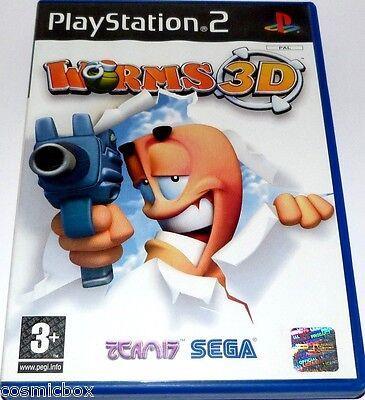 Jeu ps2 worms 3d ps2