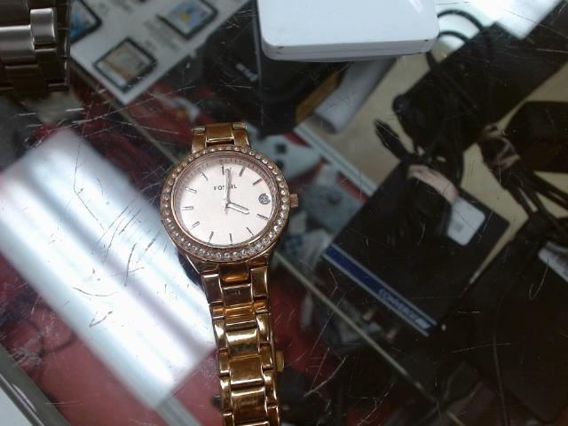 Montre fake gold + pierre