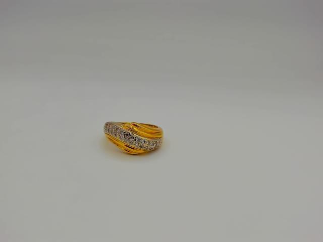 BAGUE EN OR AVEC DIAM 14KT