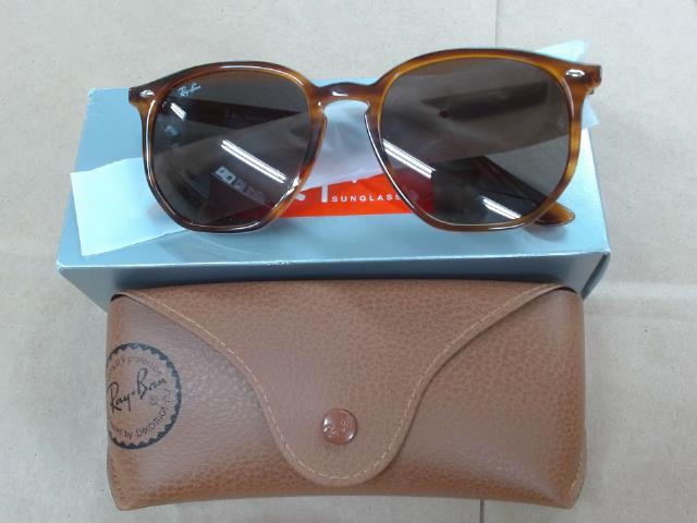 Lunette soleil brun unisex neuve + etui